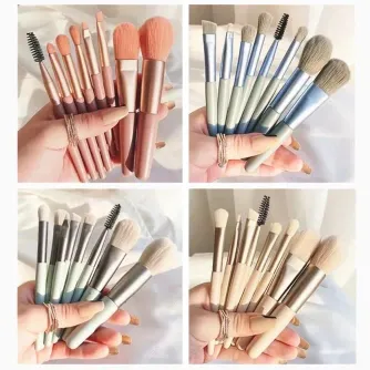 8 Pcs Cosmetics Foundation Blending Makeup Brush Set